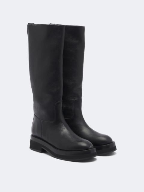 PARIS TEXAS Napa leather knee-high boots