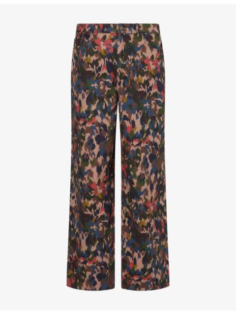 Les Deux Camo Cotton-Twill Trousers