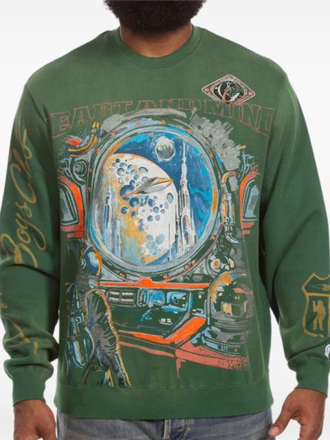 BILLIONAIRE BOYS CLUB Explore printed long-sleeve sweatshirt
