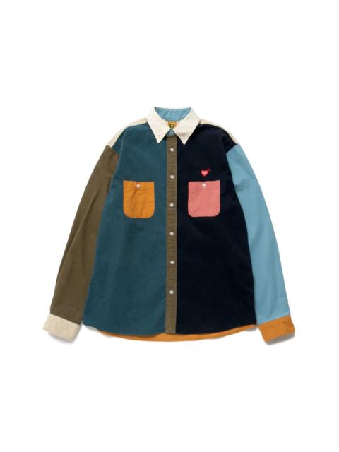 Human Made Human Made Crazy Corduroy Shirt Blue Multi