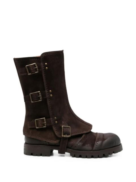 Ziggy Chen Mid Boots With Spats
