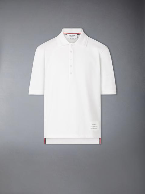 Thom Browne JERSEY OTTOMAN 4-BAR POLO