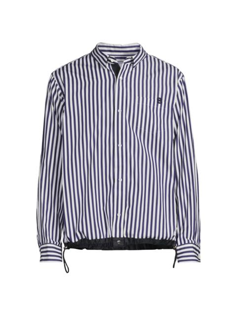 sacai Men's Thomas Mason Striped Cotton Poplin Shirt - Navy Stripe