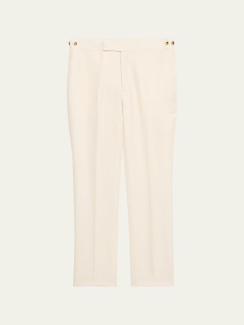 GABRIELA HEARST Men's Sebastian Straight-Fit Pants