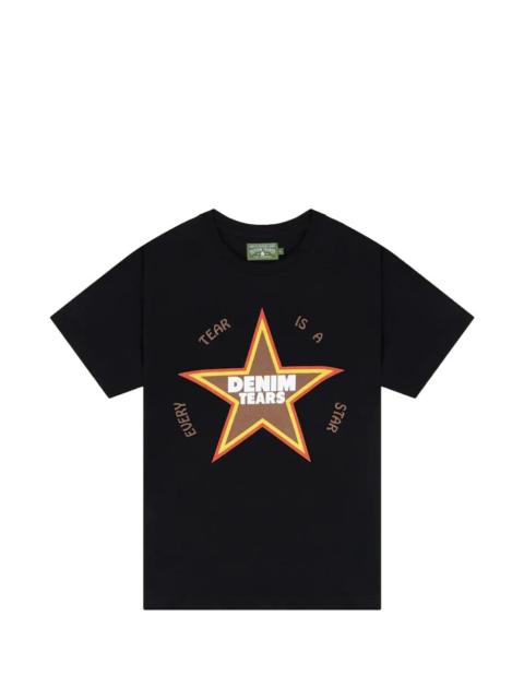 DENIM TEARS star-print T-shirt