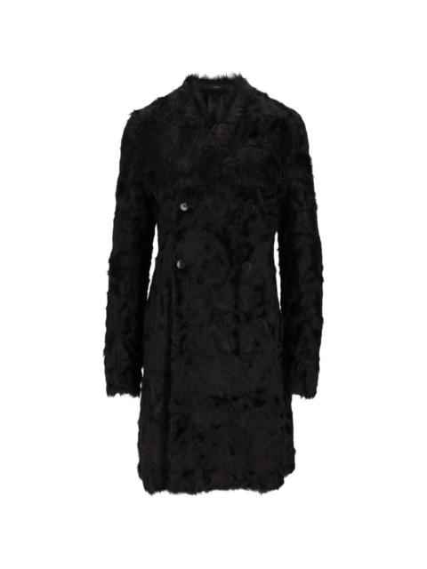 SAPIO double-breasted fur coat
