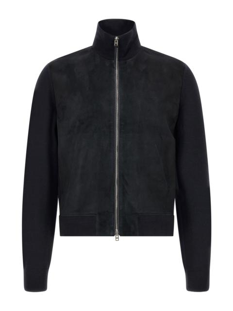 TOM FORD Two-Material Cardigan