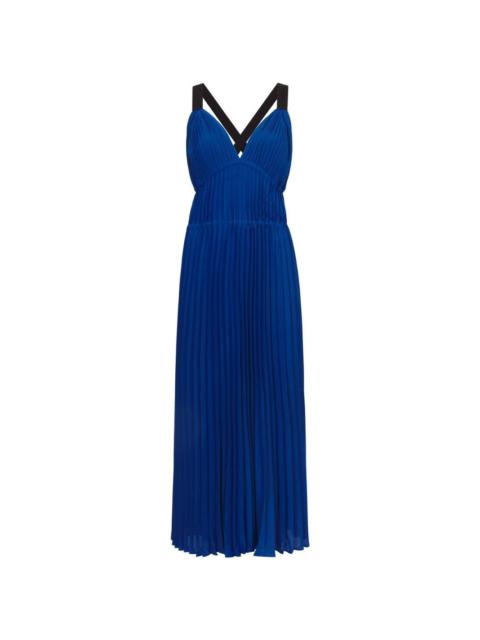 Broomstick pleated tank dress