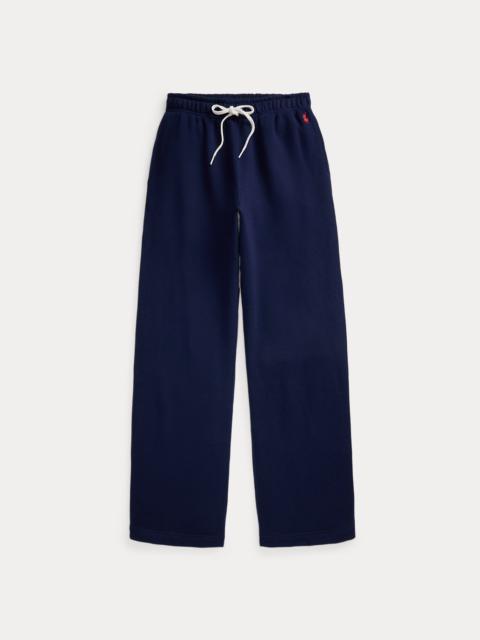 Polo Ralph Lauren Drawstring Fleece Wide-Leg Sweatpant