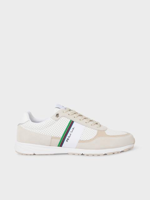 Paul Smith White 'Huey' Trainers