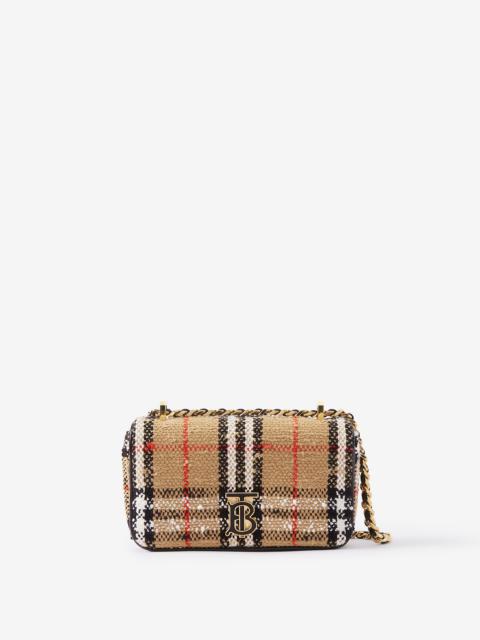 Burberry Vintage Check Bouclé Mini Lola Bag