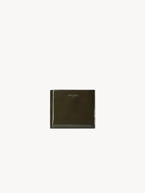 SAINT LAURENT SAINT LAURENT PARIS EAST/WEST WALLET IN PATENT LEATHER