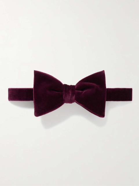 Ralph Lauren Pre-Tied Cotton-Velvet Bow Tie