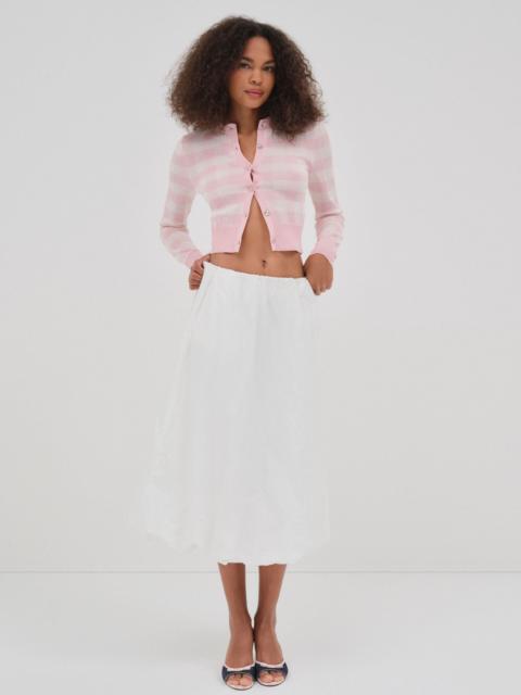 For Love & Lemons Brushed Gingham Knit Cardigan