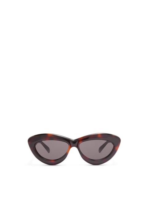 Cateye sunglasses in acetate