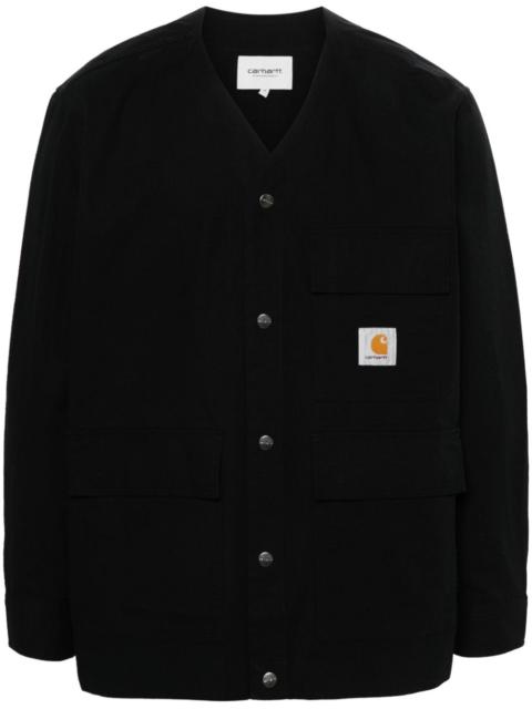 Carhartt logo-appliquÃ© ripstop shirt