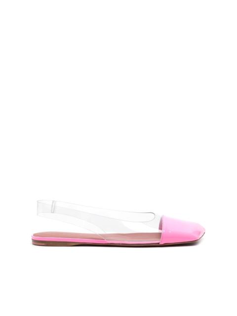 Ane square-toe ballerina shoes