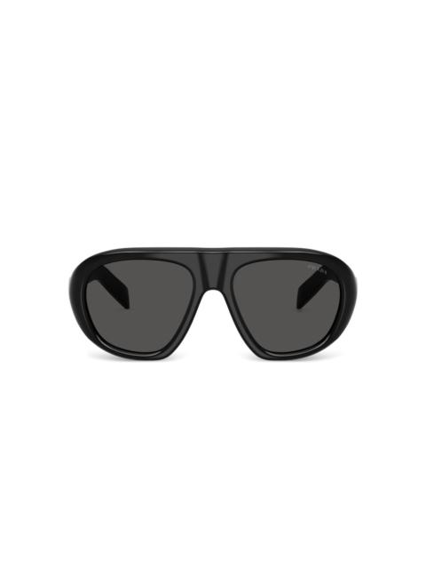 Prada wrap-frame tinted sunglasses