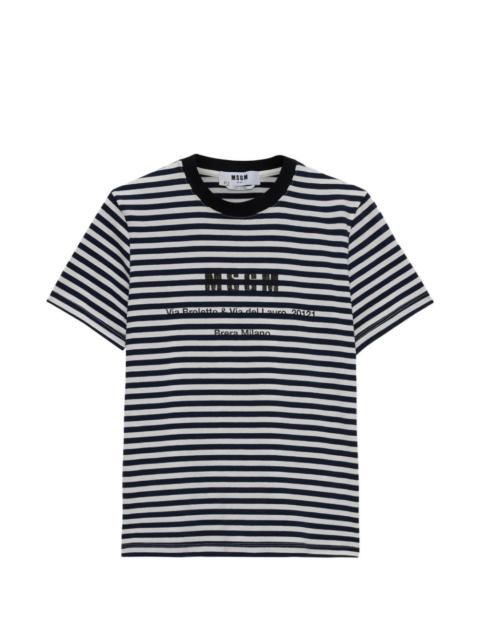 MSGM striped T-shirt