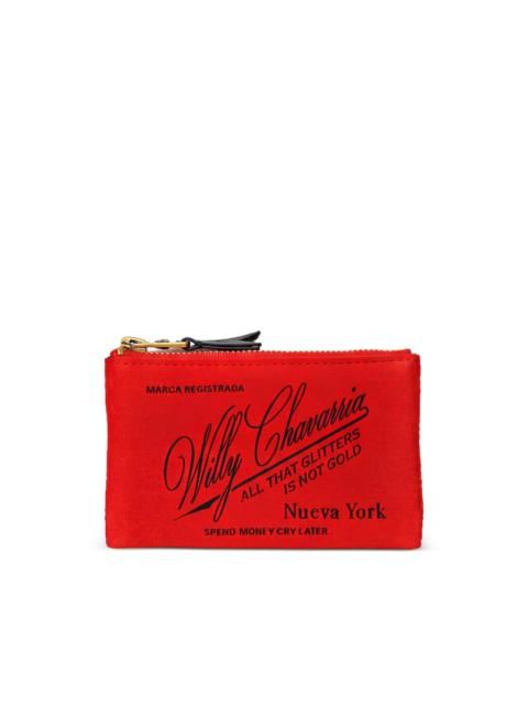 WILLY CHAVARRIA logo-print wallet