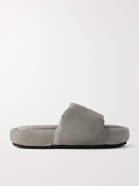 Rick Owens DRKSHDW Chancla Padded Denim Sandals