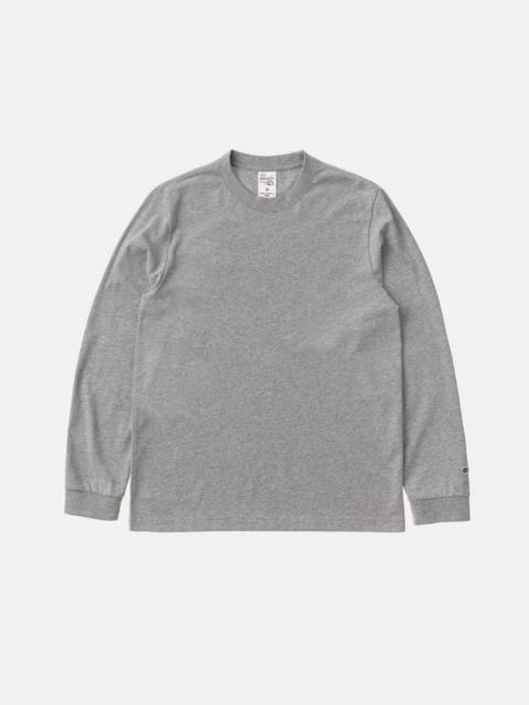 Nudie Jeans Long Sleeve Tee Rebirth Greymelange