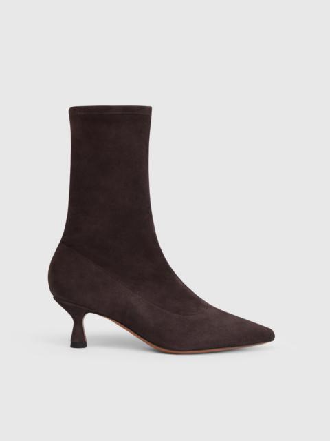 ATP ATELIER Cerone Walnut Suede Stretch Boots