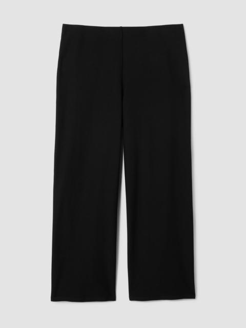 EILEEN FISHER Washable Stretch Crepe Wide-Leg Pant