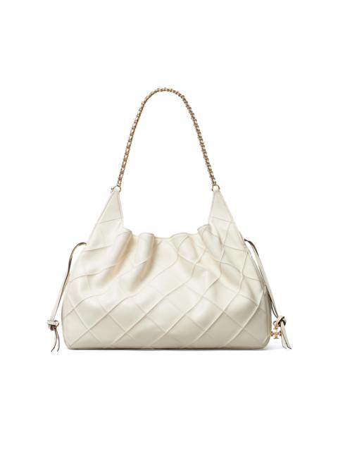 TORY BURCH Women's Fleming Large Quilted Leather Tote Bag - Light Cream