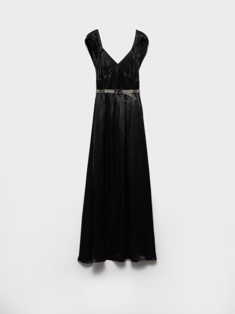 Prada Long satin dress
