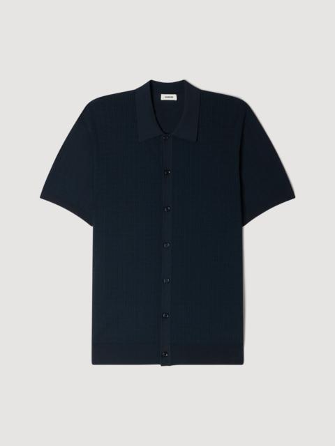 Sandro OPENWORK SHIRT