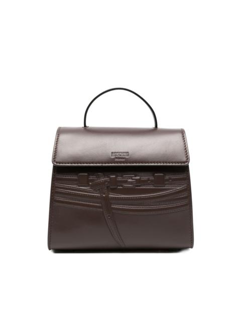 Moschino logo-debossed tote bag