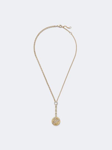 FOUNDRAE Resilience Floral Screen 18kt gold necklace with diamonds