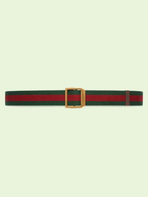 GUCCI Web belt with rectangular buckle