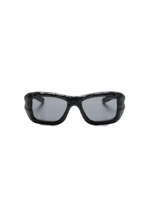 Moncler x Sahene Bembury rectangular-frame sunglasses