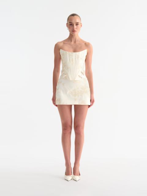 SAU LEE ROAN SATIN SKIRT