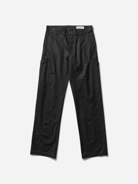 Kiko Kostadinov Men's Zafar Cargo Trousers Black Sable