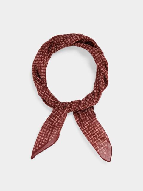 TODD SNYDER Italian Micro Geo Neckerchief