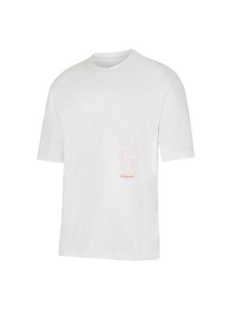 Air Jordan 23 Enginereed Round Neck Short Sleeve White CN3104-100