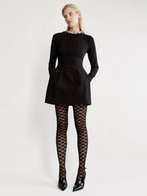 BARDOT Delphi Long Sleeve Mini Dress In Black