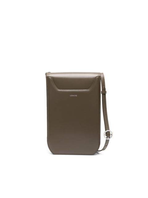 Lemaire Calepin leather crossbody bag