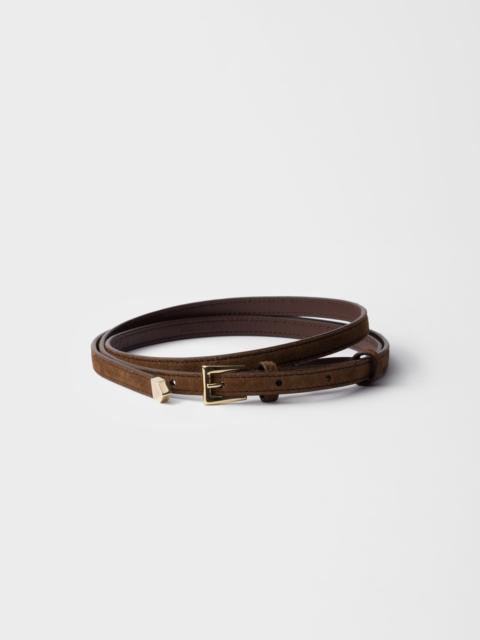 Prada Suede belt