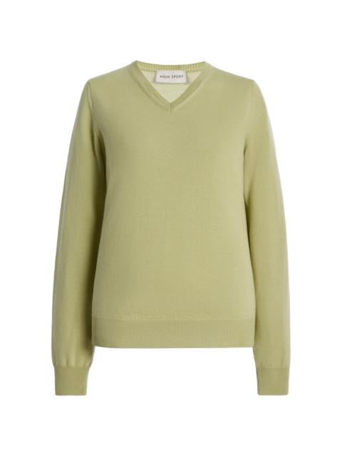 HIGH SPORT Billie Wool Sweater green