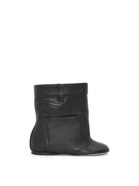 Toy bootie in lambskin