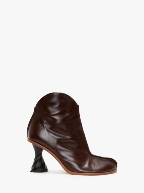 JW Anderson TWISTED HEEL ANKLE BOOTS
