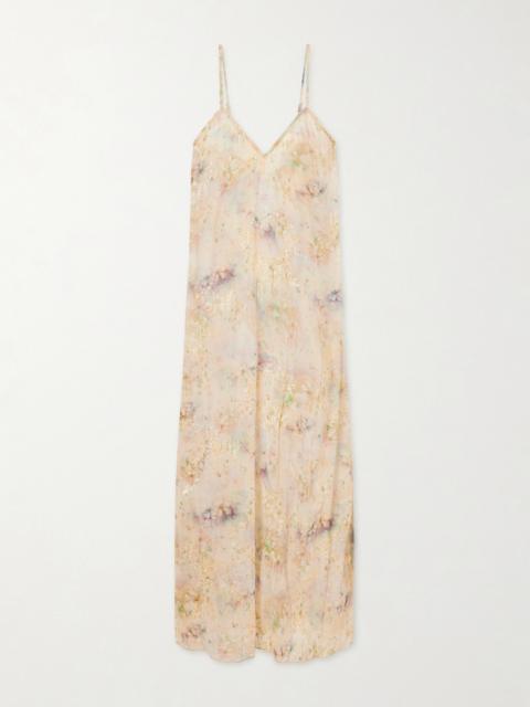 ANNA SUI Oasis Blossoms Slip Dress
