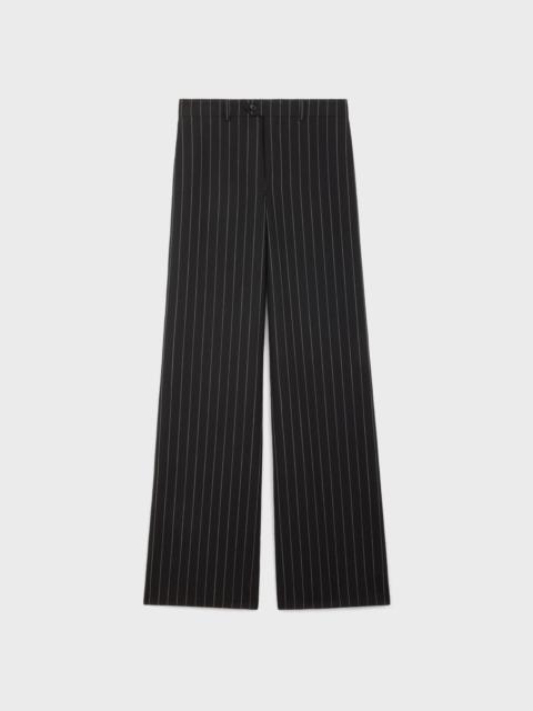 CELINE FLARED SURF PANTS IN STRIPED WOOL