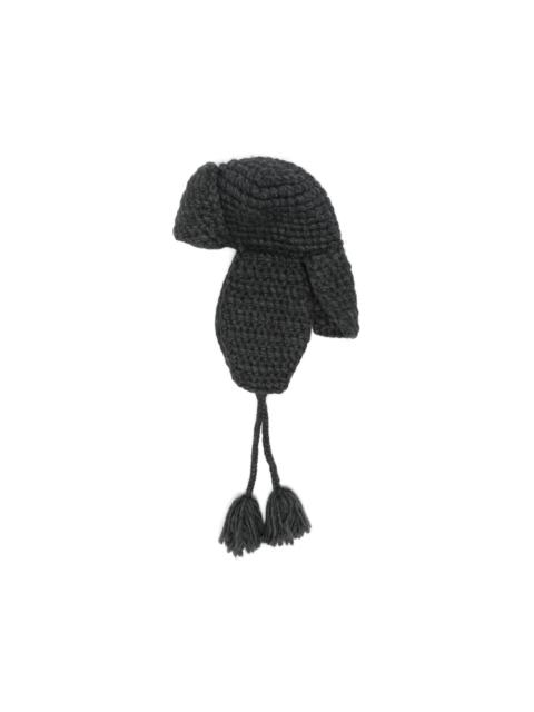 Etro crochet tassel-detail trapper hat