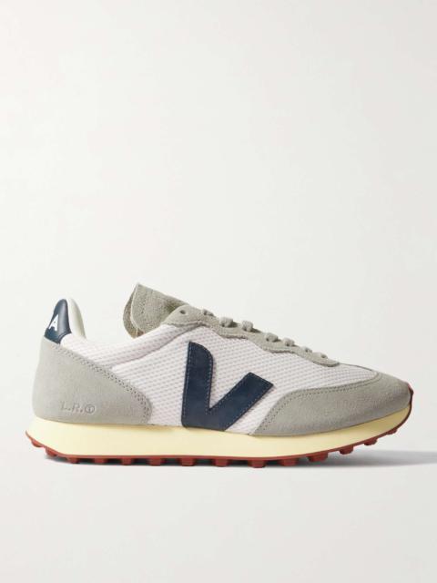 VEJA Rio Branco Leather-Trimmed Alveomesh and Suede Sneakers