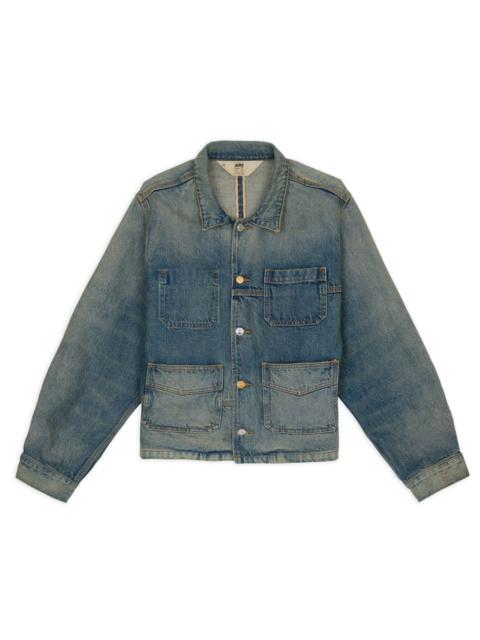 BRAIN DEAD Brain Dead x A.P.C. Selvedge Chore Jacket - Washed Indigo